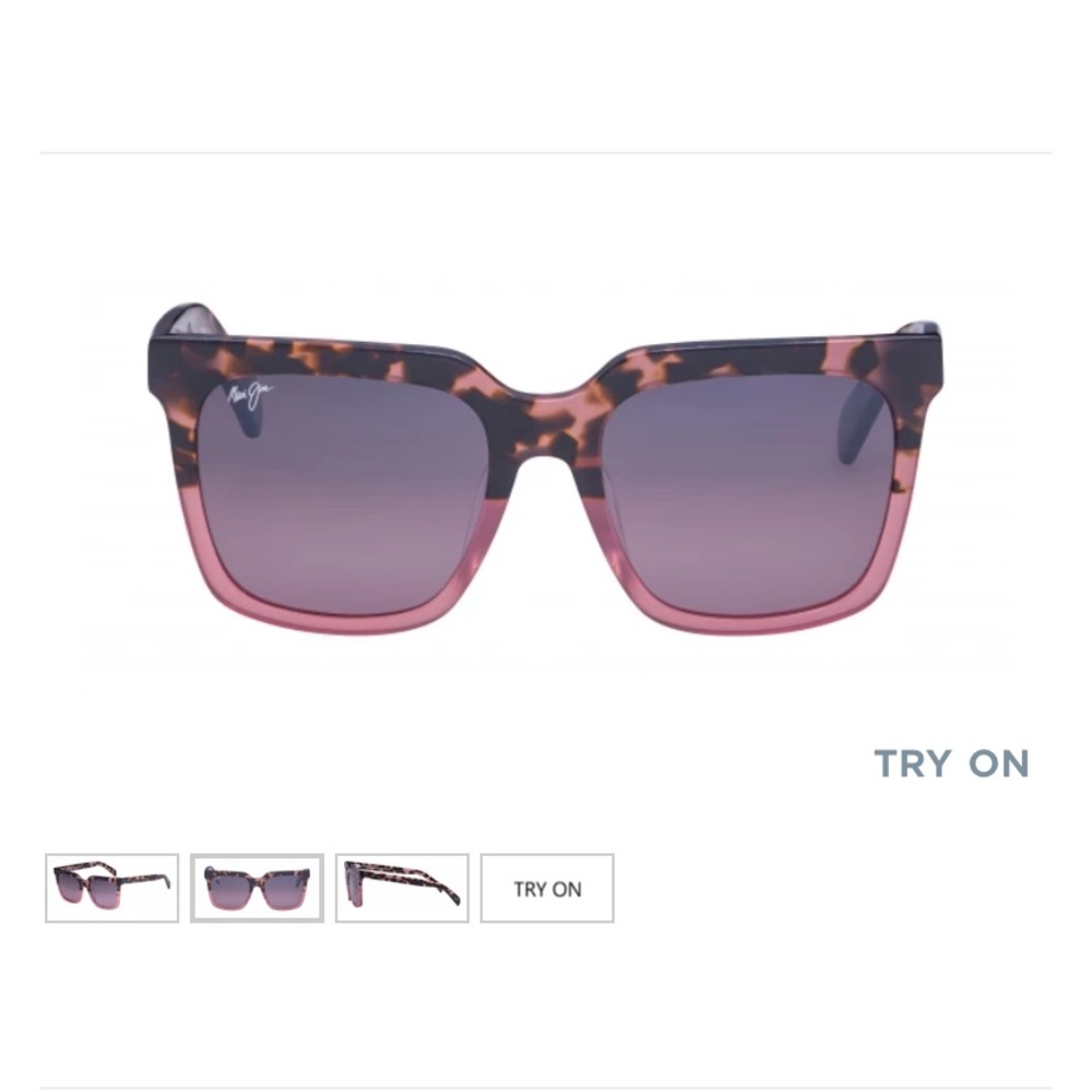 Maui Jim Rooftops Tortoiseshell Pink Gradient Sunglasses